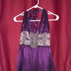 To the Max silk halter dress